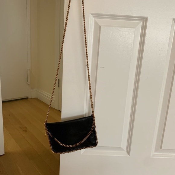 Stella McCartney Black Mini Falabella Shoulder Bag - Picture 4 of 7